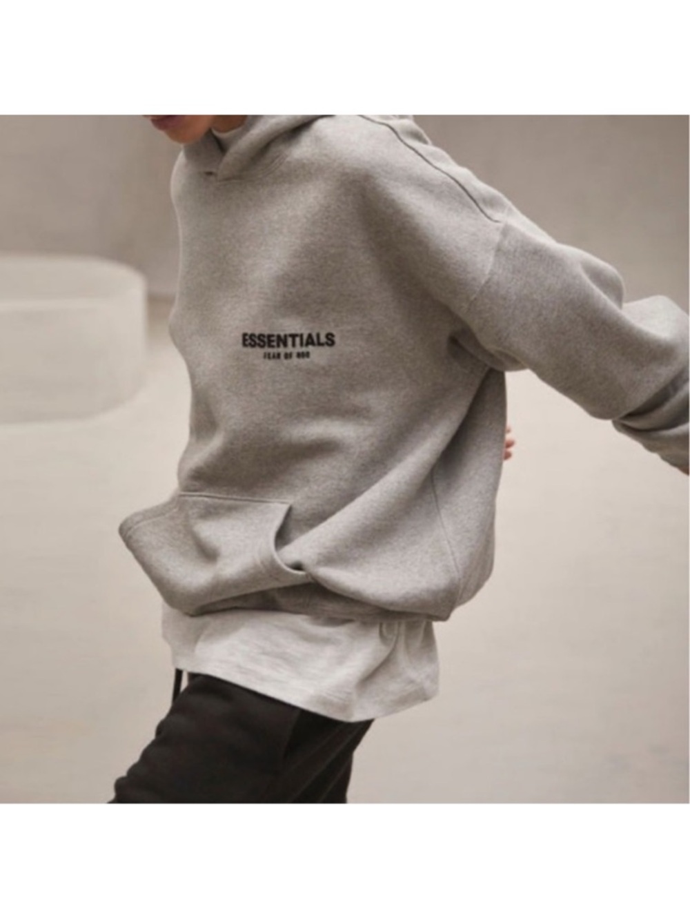 Fear of God Essentials Hoodie | Light Heather Grey | Men’s XL - Picture 2 of 10